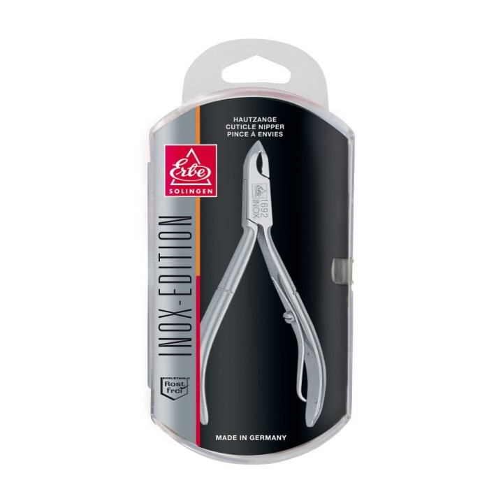 Erbe Solingen Cuticle Nippers Box Joint Torsion Spring Inox Edition 10 cm 3.9 in