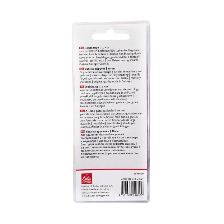 Erbe Solingen Cuticle Nippers Box Joint 10 cm | 3.9 in