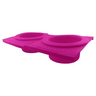 Non Stick Square Easy Clean Silicone Bowl Pink – 1 lb for Double Warmers 5002 Pack of 2