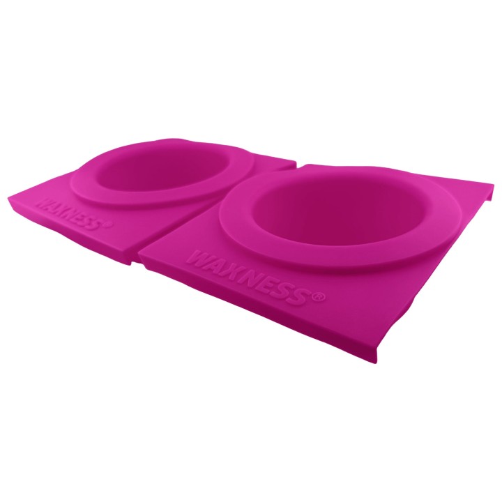 Non Stick Square Easy Clean Silicone Bowl Pink – 1 lb for Double Warmers 5002 Pack of 2