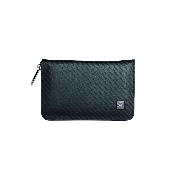 Erbe Manicure Zipper Case Range "Carbon", Black, 7 instruments