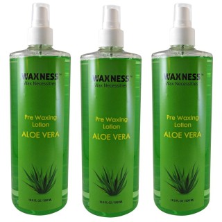 Waxness Pre Waxing Lotion with Natural Aloe Vera Extract 16.9 fl oz / 500 ml